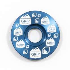 Burgtec x Grip & Pedal Top Cap - Deep Blue