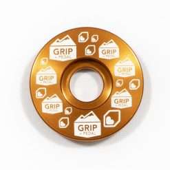 Burgtec x Grip & Pedal Top Cap - Iron Bro Orange