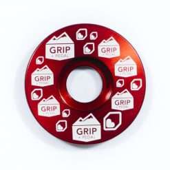 Burgtec x Grip & Pedal Top Cap - Race Red