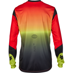 Fox Ranger Revise Long Sleeve Jersey SP24 - Red/Yellow