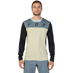 Fox Racing Defend Long Sleeve Jersey - Cekt FA23 - Oat Brown