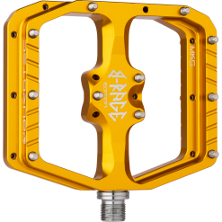 Burgtec Penthouse MK5 B-Rage Edition Pedals - Burgtec Bullion Gold