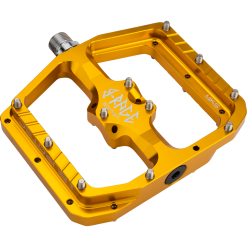 Burgtec Penthouse MK5 B-Rage Edition Pedals - Burgtec Bullion Gold