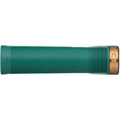 Race Face Chester Lock On Grips - Limited Edition - Forest Green/Kash Money