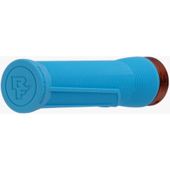 Race Face Chester Lock On Grips - Limited Edition - Light Blue/Orange