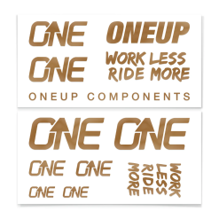 OneUp Components Decal Kit - Bronze