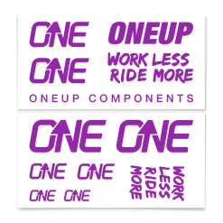 OneUp Components Decal Kit - Purple