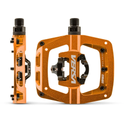 DMR Versa Flat/Clipless Pedals - Orange