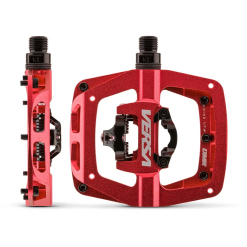 DMR Versa Flat/Clipless Pedals - Red