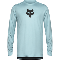 Fox Ranger Long Sleeve Jersey - Fox Head - Vintage Wash Blue