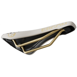 Ergon SM Downhill Comp Saddle - Vali Höll Edition - White/Gold
