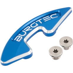 Burgtec Chainring Bash Guard - Single/Deep Blue