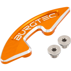 Burgtec Chainring Bash Guard - Single/Iron Bro Orange