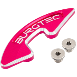 Burgtec Chainring Bash Guard - Single/Toxic Barbie Pink