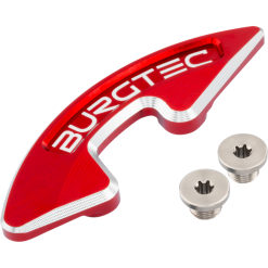Burgtec Chainring Bash Guard - Single/Race Red