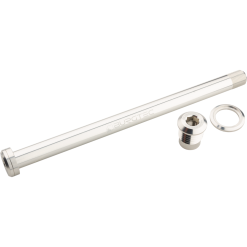 Burgtec 180mm x 12mm 1.00mm Pitch Rear Axle - Rhodium Silver