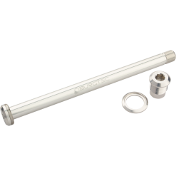 Burgtec Yeti 174mm Rear Axle - Rhodium Silver