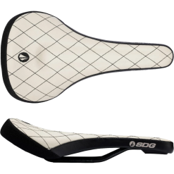 SDG Bel Air V3 Max Lux-Alloy Stitched Leather Saddle - White