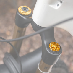 Oak Components Air Valve Fork Cap - Gold