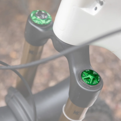 Oak Components Air Valve Fork Cap - Green