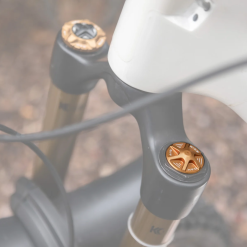 Oak Components Air Valve Fork Cap - Kash Bronze
