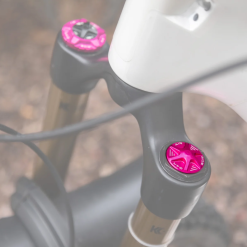 Oak Components Air Valve Fork Cap - Pink